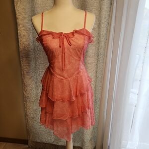 Nwt Wild Fable Tiered Ruffle Mini Dress